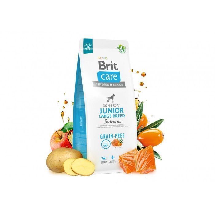 Корм сухий Brit Care Hypoallergenic Junior Large Breed (лосось) 3 кг