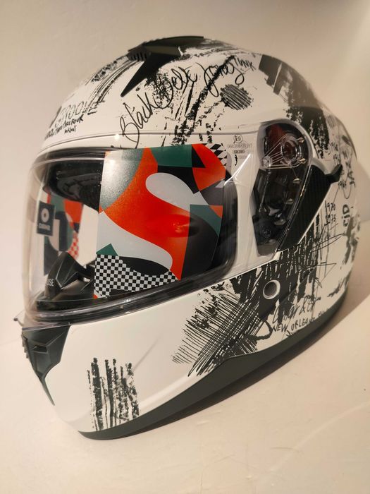 Capacete SHIRO  integral dupla-viseira mota scooter novo