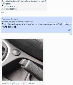 Botão Travão de Mão Peugeot307 (portes incluídos)