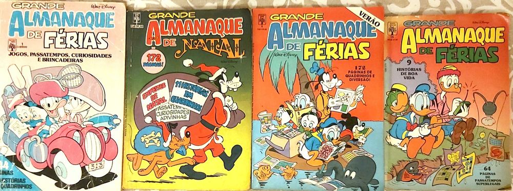 Disney - Grande Almanaque de Férias #1, #9 e #15 / de natal #8