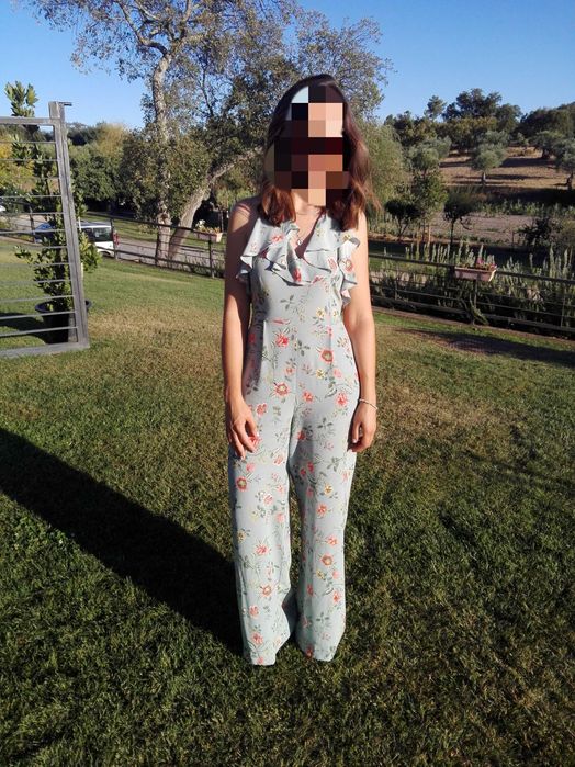 Macacão de tecido fluído