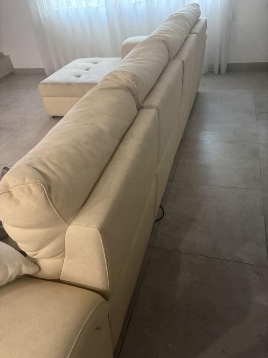 Sofa 3 lugares com chaise long usado