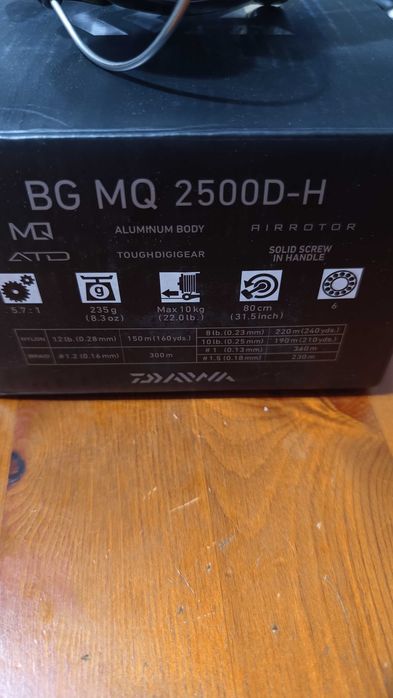 Sprzedam / zamienie NOWY Kołowrotek daiwa BG MQ 2500