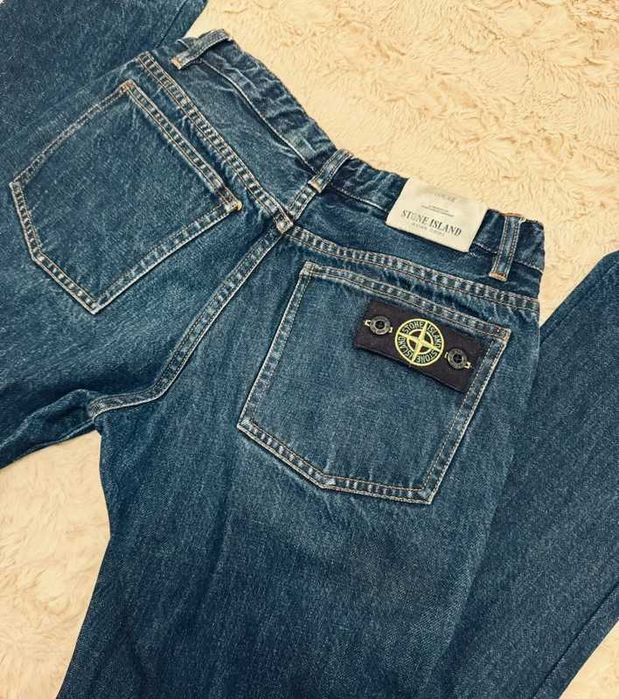 Spodnie jeans Stone Island Junior Denim 14/164 Navy