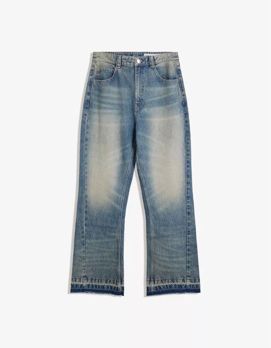 Джинси кльош мішкуватого крою bershka  flared Baggy jeans BERSHKA
