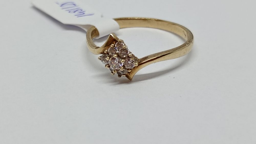 Pierścionek złoty  briju 14k 585 1.58g r18 komis Madej Gorlice