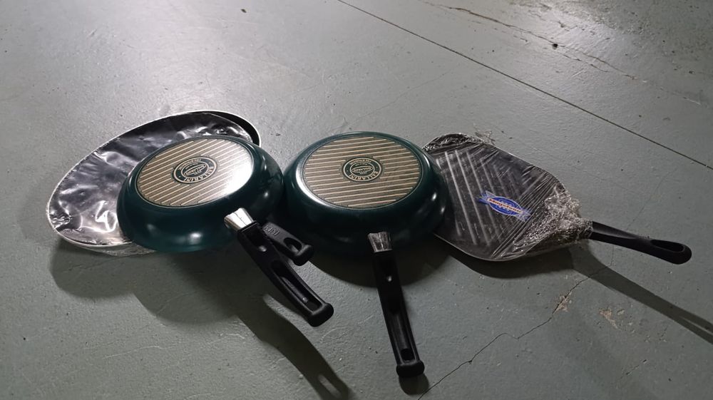 Conjunto de 4 Frigideiras NOVAS para fogão a gás