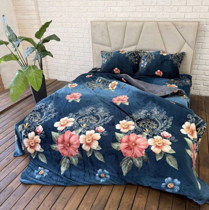 Топ продажів! Постельное белье велюрова плюшева постільна білизна