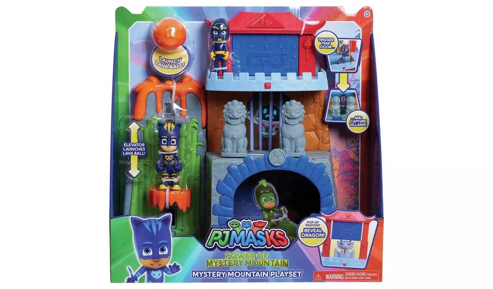 Wieża baza zamek  PJMASKS Pidżamersi + 2 figurki - ORYGINAŁ