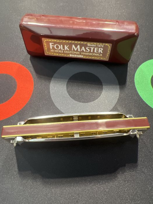Harmonijka ustna diatoniczna SUZUKI Folk Master 1072 tonacja Bb