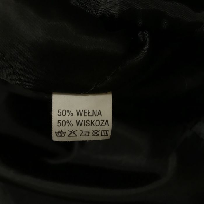 Szary płaszcz oversize z guzikami S M L