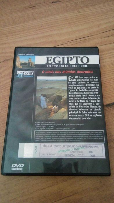 DVD - Egipto - O oásis das múmias douradas