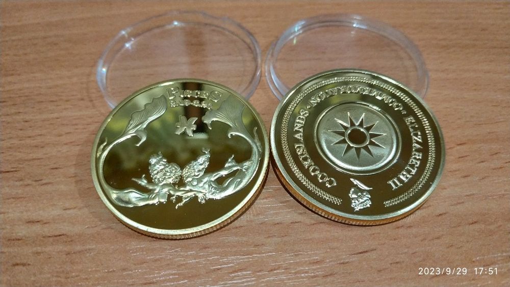 Монета знаки Зодиака "Рыбы"