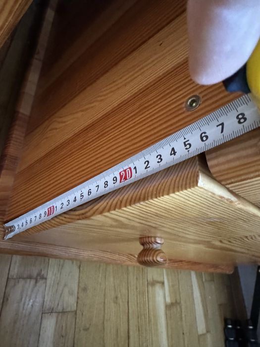 Bardzo solidna szafa drewniana sosnowa od stolarza