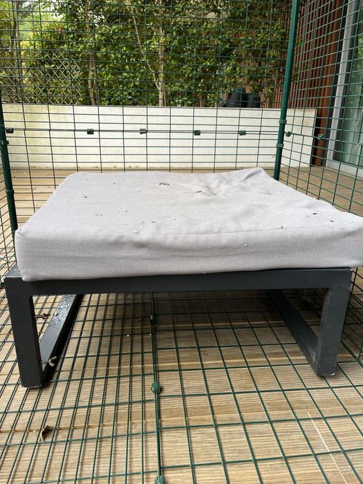 Outdoor 2-Seater Sofa with Cushions