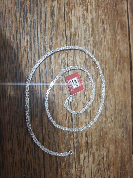 Klasyczny srebrny łańcuch KRÓLEWSKI 37,0g 60cm