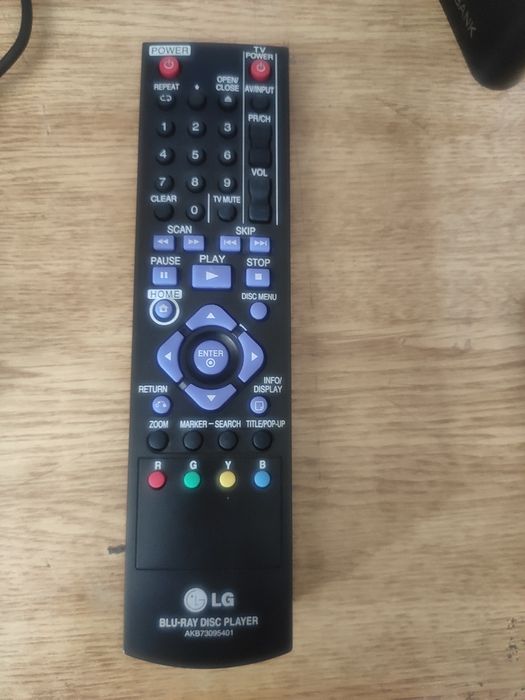 Comandos LG e Samsung áudio e blu-ray