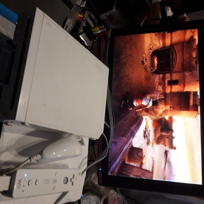 Konsola Nintendo Wii UNIKATOWA wersja NTSC produkcja oryginalna USA zestaw z Balance Board czyli Deską do ćwiczeń i zabawy