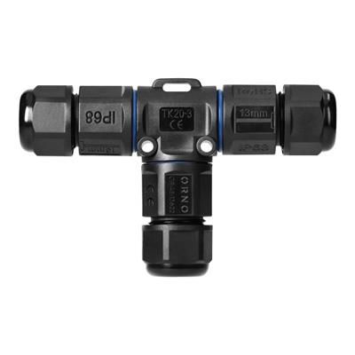 Konektor kablowy trójnik T IP68 3x4mm2 400V 16A sz