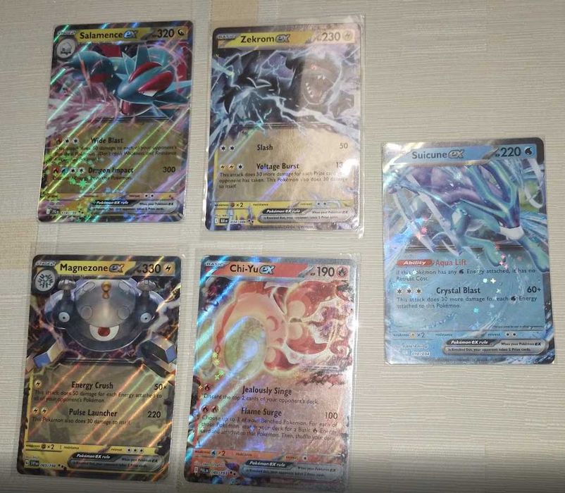 Cartas Pokemon EX's - INGLÊS