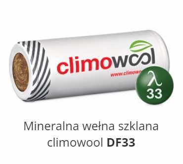 wełna mineralna CLIMOWOOL 20cm mata 033 poddasze