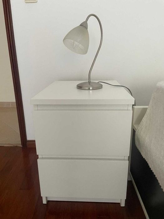 Armário com Estante e Modulo com 2 Gavetas