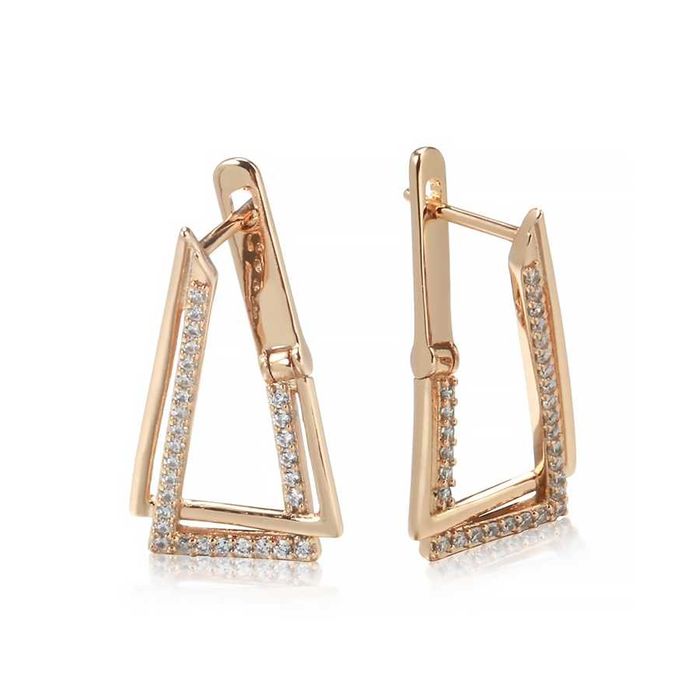 Kolczyki GF76 585RG Gold Franko