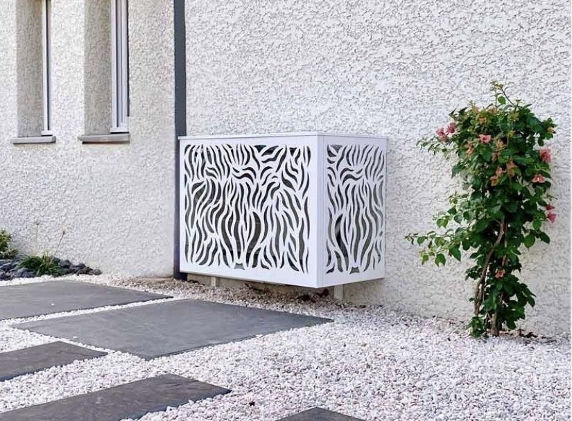 Caixa/ tampa decorativa para esconder ar condicionado