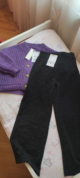 Светр,штани палаццо zara