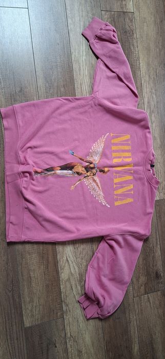 Bluza NIRVANA różowa H&M 36/S