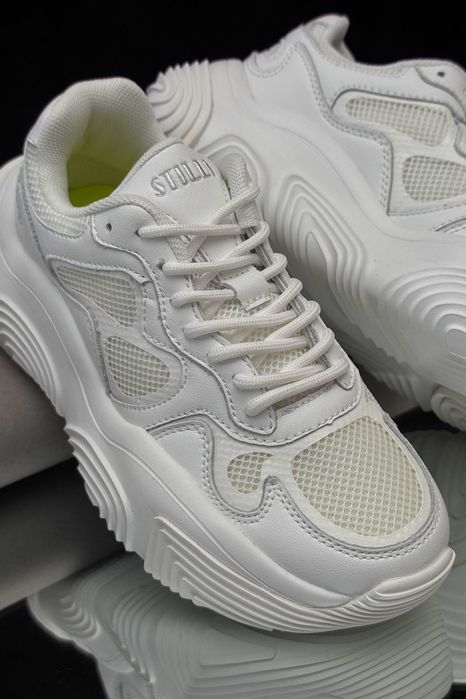 ‼️РОЗПРОДАЖ жіночі кросівки білі дихаючі на весну і літо на платформі