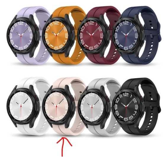 Silikonowy pasek do zegarków Galaxy Watch różowy Kytuwy