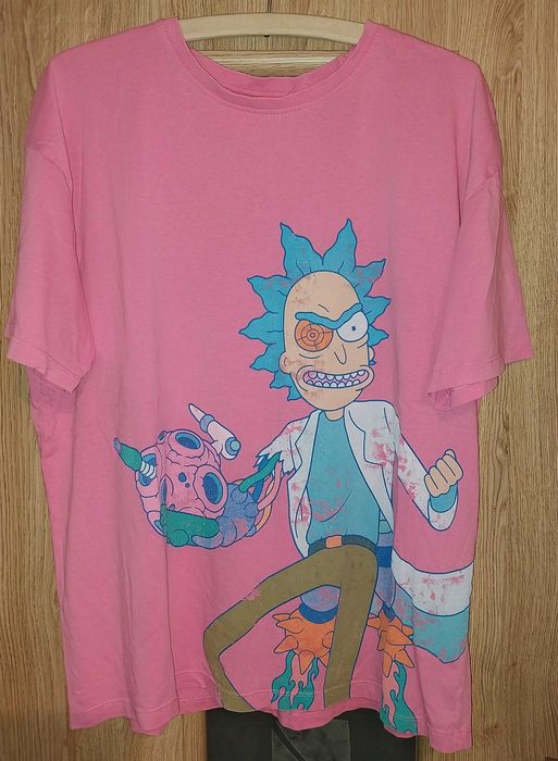 Bluza Cropp, r.S, T-shirt r.M, Rick & Morty