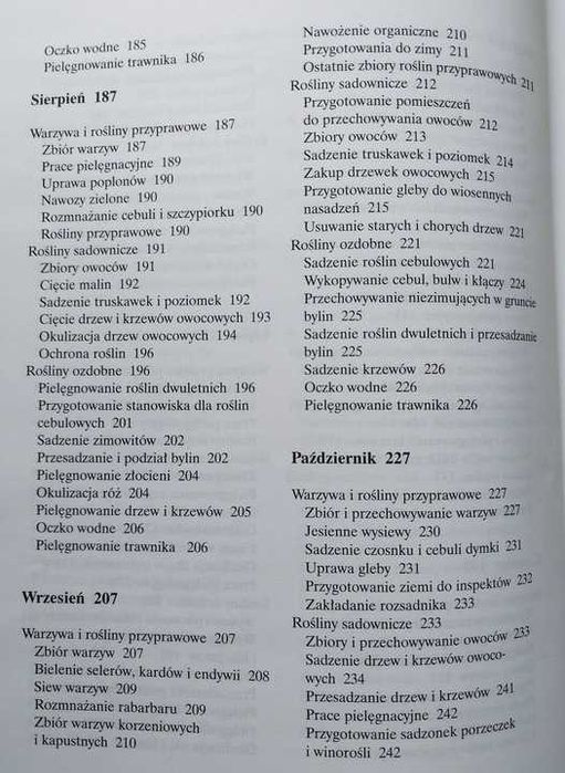 Kalendarz Prac W Ogrodzie - Monika Latkowska DUŻE LITERY