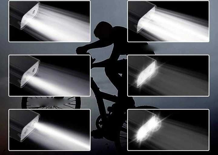 Lampka Rowerowa 800 lm + Tylna Lampka