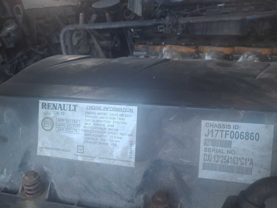 Двигун Renault Magnum DXI 13 EEV (480 к.с.) 2012 рік