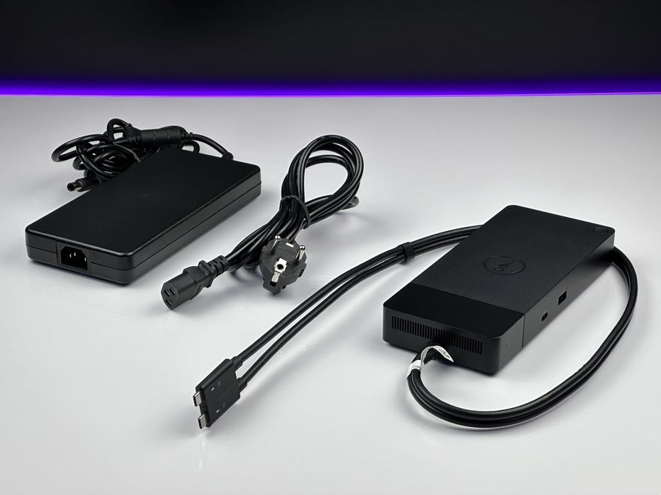 Stacja dokująca do laptopa, 2x USB-C 180W DELL WD19DCS | ZASILACZ 240W