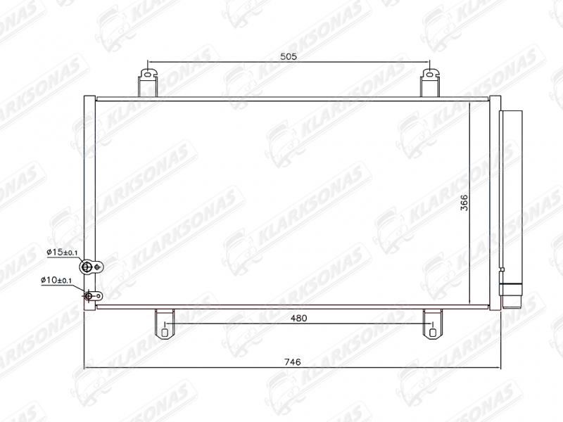 Кондиционер TOYOTA AVALON, 11.2012 - 07.2015 8846006230