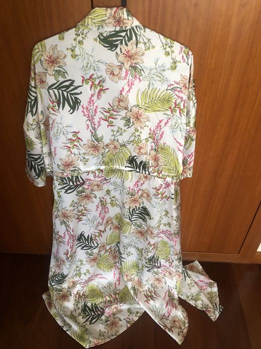 Vestido fresco e comprido