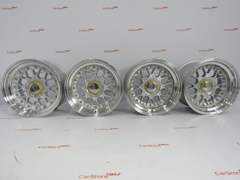 Jantes Haxer HX025 16'' x 8et15 + 9 et10 4x100 + 4x114.3 Silver