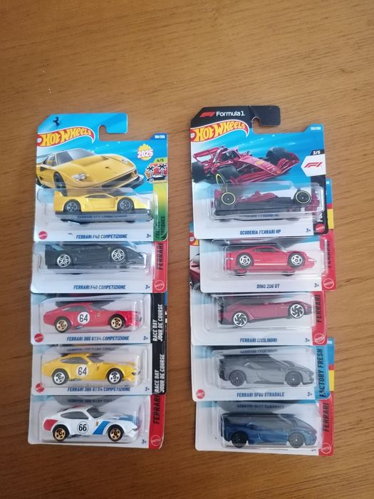 Coleção Ferrari Hotwheels