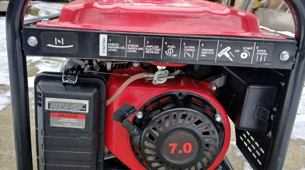 Генератор HONDA EP3800CX на бензині і газу