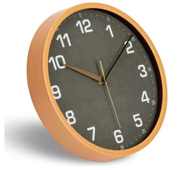 Nowoczesny cichy zegar ścienny 30cm