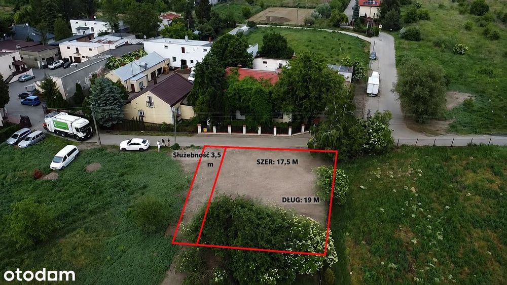 Działka budowlana w kameralnej okolicy blisko Centrum Warszawy