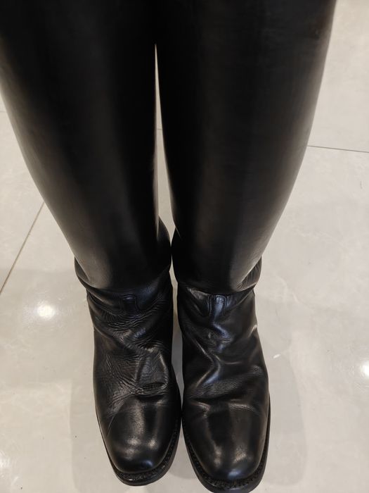 Botas de Cavalaria/Equitação em Pele Clássica