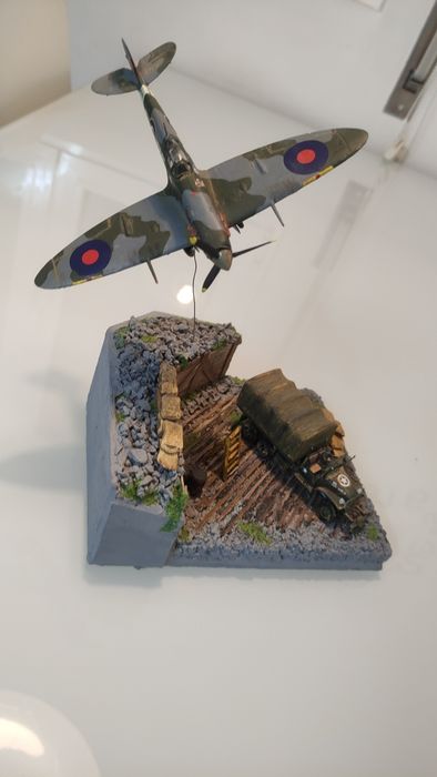 Diorama da Segunda Guerra Mundial