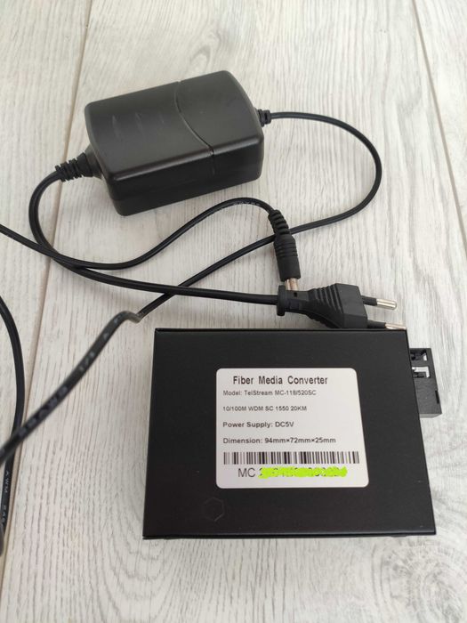 Медіаконвертер mc-118/520sc