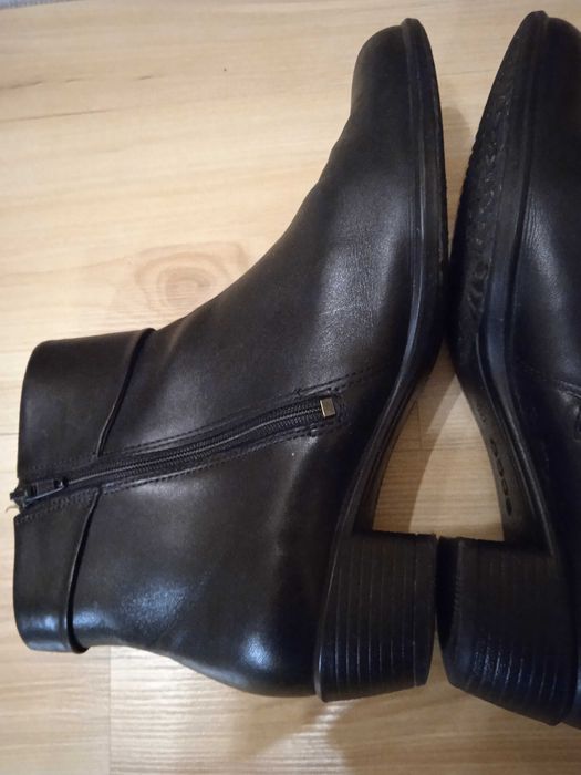 Botki, buty damskie, skóra, Ecco  41/40