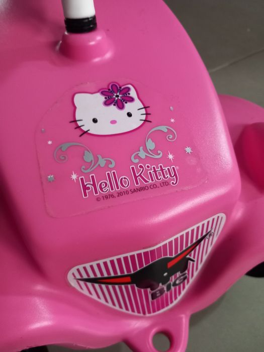 Carrinho de empurrar hello kitty