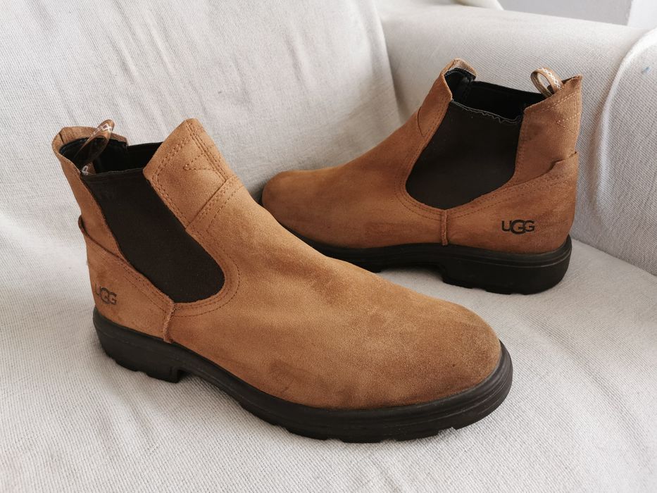 Ugg Australia Biltmore Chelsea sztyblety skórzane kowbojki 44